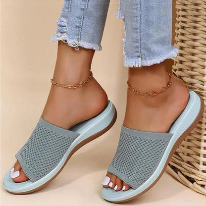 Sandals Knit Slide with Cushioned Sole for Summer 3