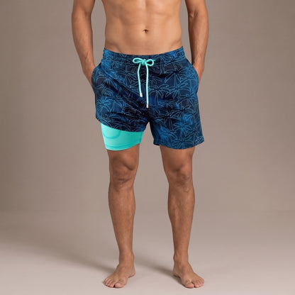Swim Shorts for Men Quick Dry with Built In Liner and Drawstring Waist