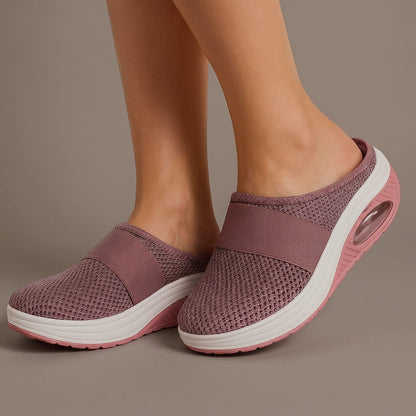 Sandals Slip On Mule with Mesh Upper and Air Cushion Sole 1