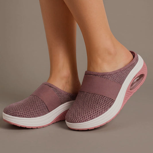 Sandals Slip On Mule with Mesh Upper and Air Cushion Sole 1
