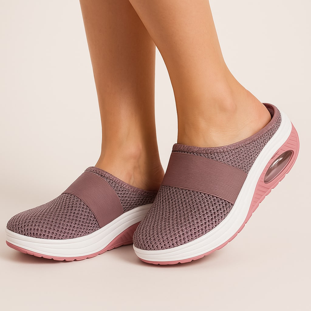 Sandals Slip On Mule with Mesh Upper and Air Cushion Sole 2